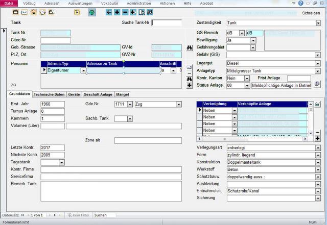 Bild Tankkataster