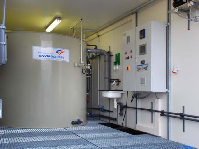 Tank in Industriebetrieb