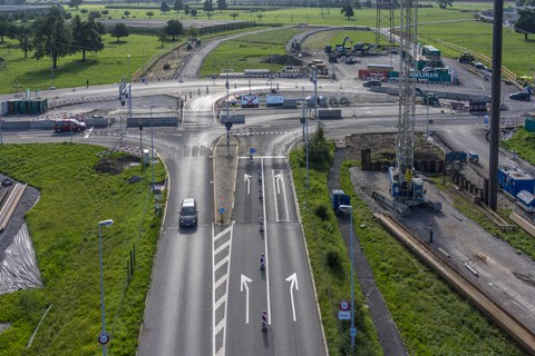 News von der Baustelle: Lichtsignal Knoten Neufeld