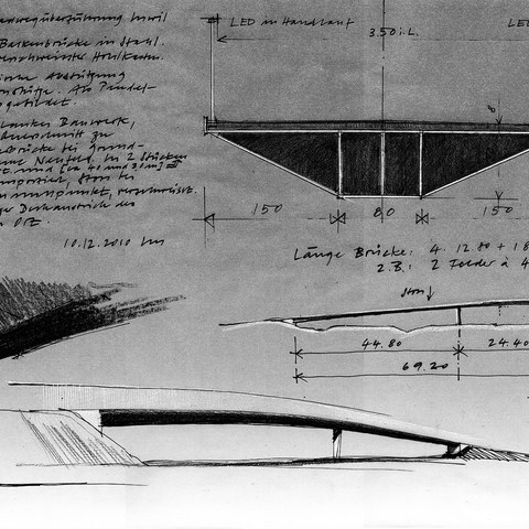 Ansicht Nord mit Schnitten