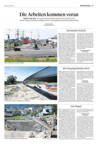 Die Arbeiten kommen voran