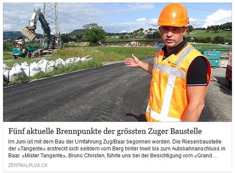 Fünf aktuelle Brennpunkte der grössten Zuger Baustelle