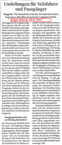 Zuger Zeitung vom 5. Juli 2017