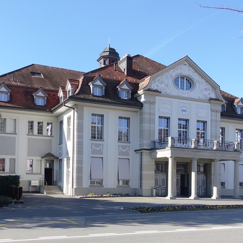 Ansicht von Südosten, © Amt für Denkmalpflege und Archäologie Kanton Zug