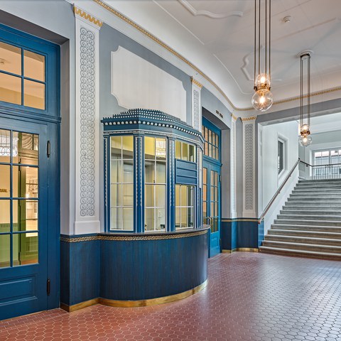 Historisches Kassenhäuschen beim Osteingang, © Roger Frei, Zürich