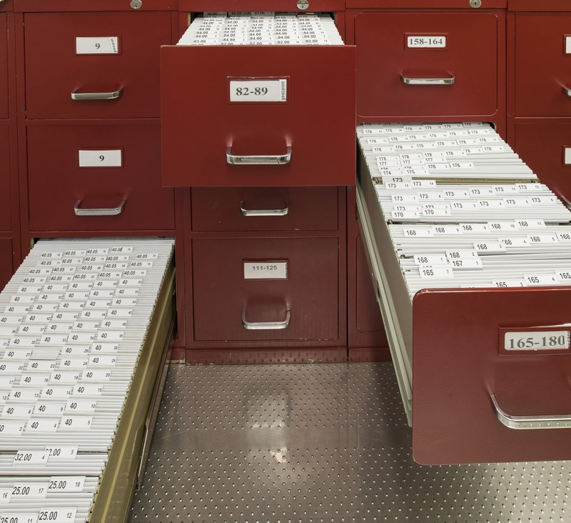 Sachgerechte Lagerung von Diapositiven