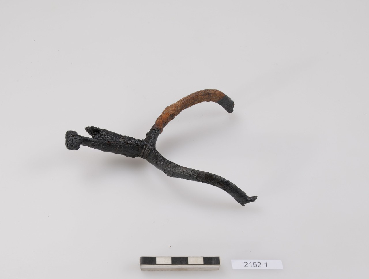 Bild 2: Reitersporen, frühes 14. Jahrhundert. Fundort: Morgarten ZG