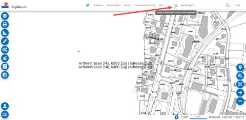 Suchresultat löschen Bild