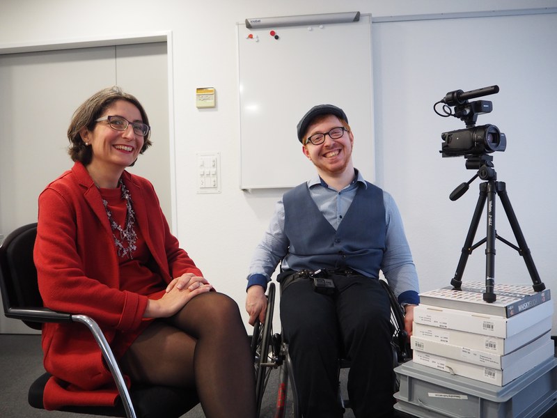 Frau Landammann Weichelt trifft Youtuber Jan Graf