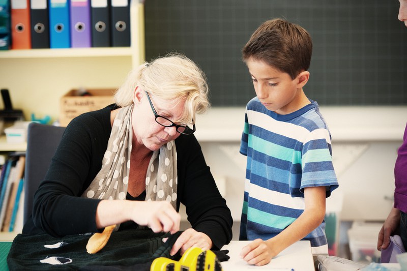 Situation Handarbeitsunterricht