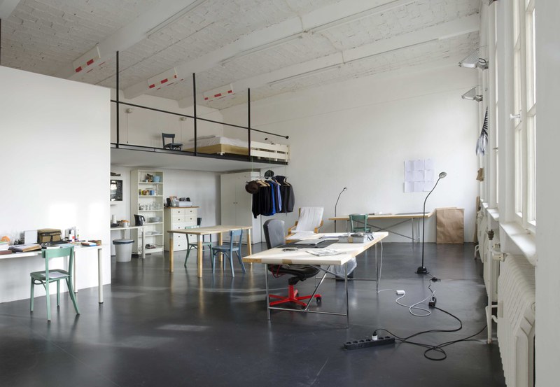 Stimmungsbild des Ateliers in Berlin