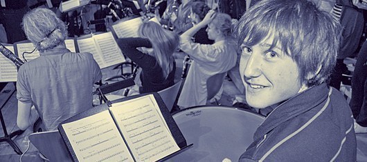 kgm-Orchester, Schüler an der Pauke