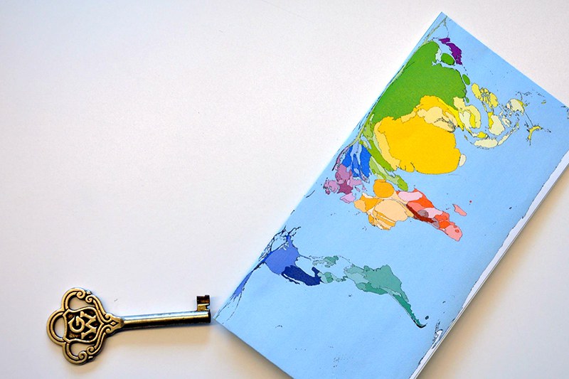 Schlüssel Landkarte