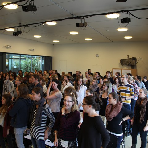 Blockwoche 2013: Blick in die Aula