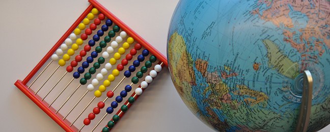 Globe and Counting frame