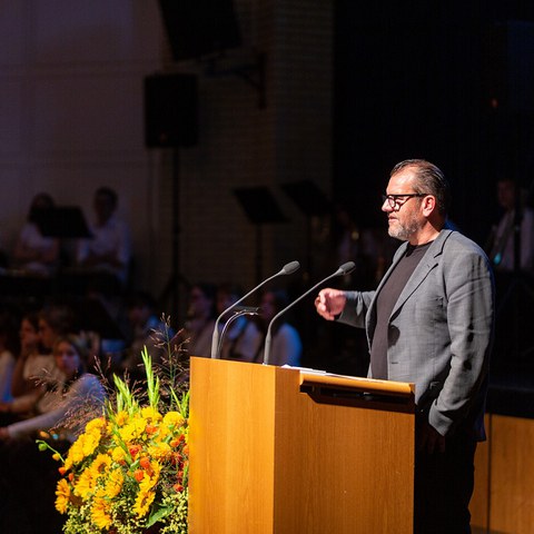 Matthias Luchsinger sprach von seinen Führungsgrundsätzen.
