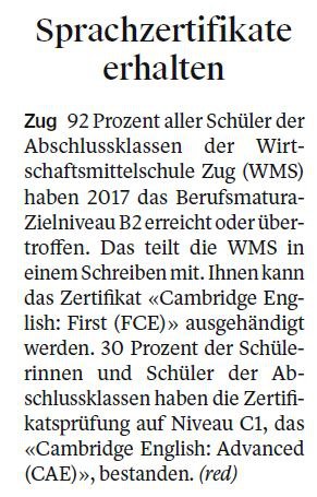 Textblock: Sprachzertifikate erhalten