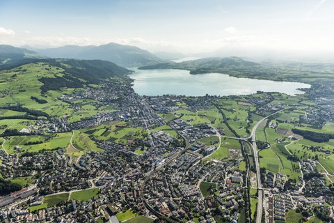 Luftaufnahme Kanton Zug
