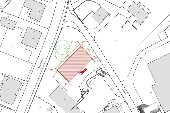 Ausschnitt Katasterplan