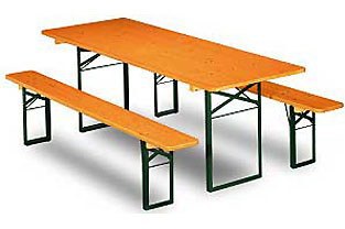 Vermietung von Festmaterial