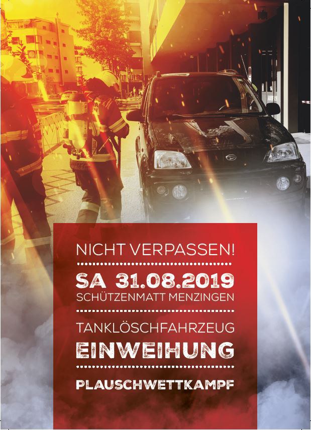 Tanklöschfahrzeug Einweihung und Plauschwettkampf