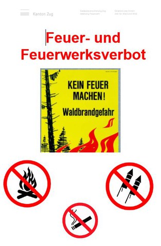 Waldbrandrisiko auf Stufe "sehr gross"