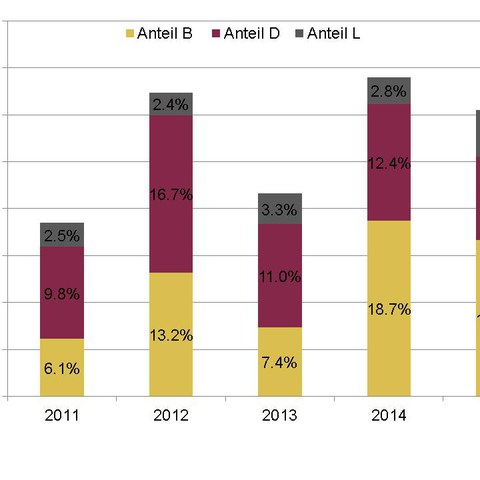 Anteil Vergaben an Rischer Unternehmen