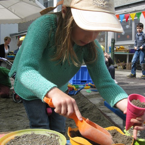 Spiel mit Sand