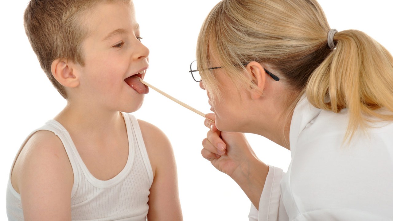 Ärztliche Untersuche in der Schule.