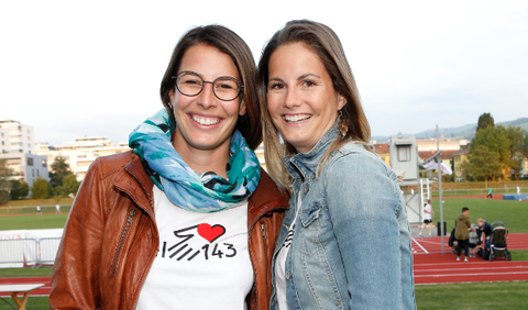 Ex-Skirennfahrerin Dominique Gisin und Tele1-Moderatorin Fabienne Bamert werden auch dieses Jahr beim Lauf der Herzen dabei sein.