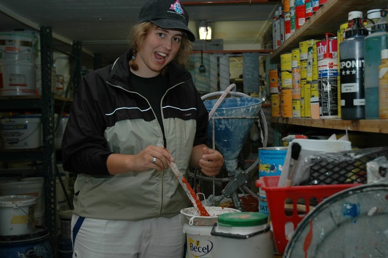 Bild Malerbetrieb mit Malerin