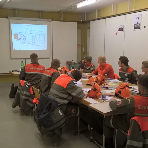 Fachausbildung in der Zivilschutzanlage