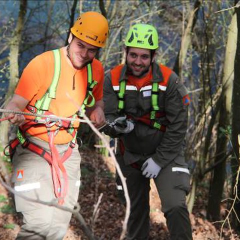 Absturzsicherung - Sicherung im steilen Gelände (2)