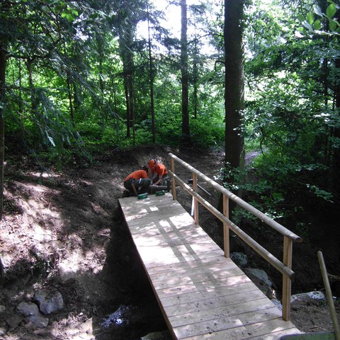 Unterhalt Wanderweg und Brückenersatz