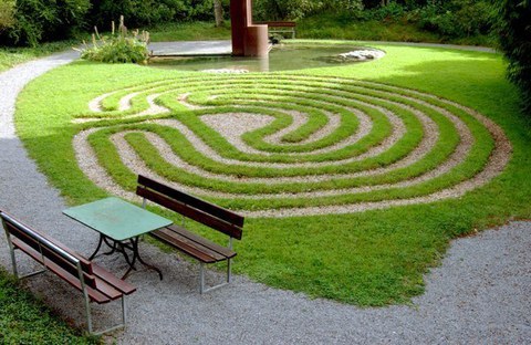 Gartenlabyrinth bei Bad Schönbrunn