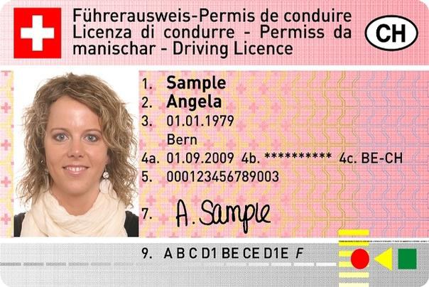 Führerausweis im Kreditkartenformat