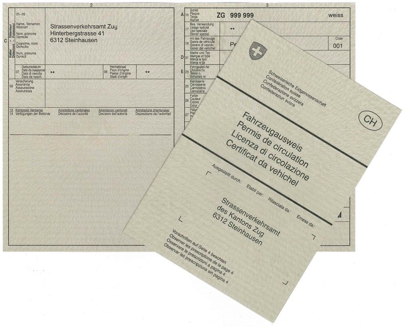 Fahrzeugausweise