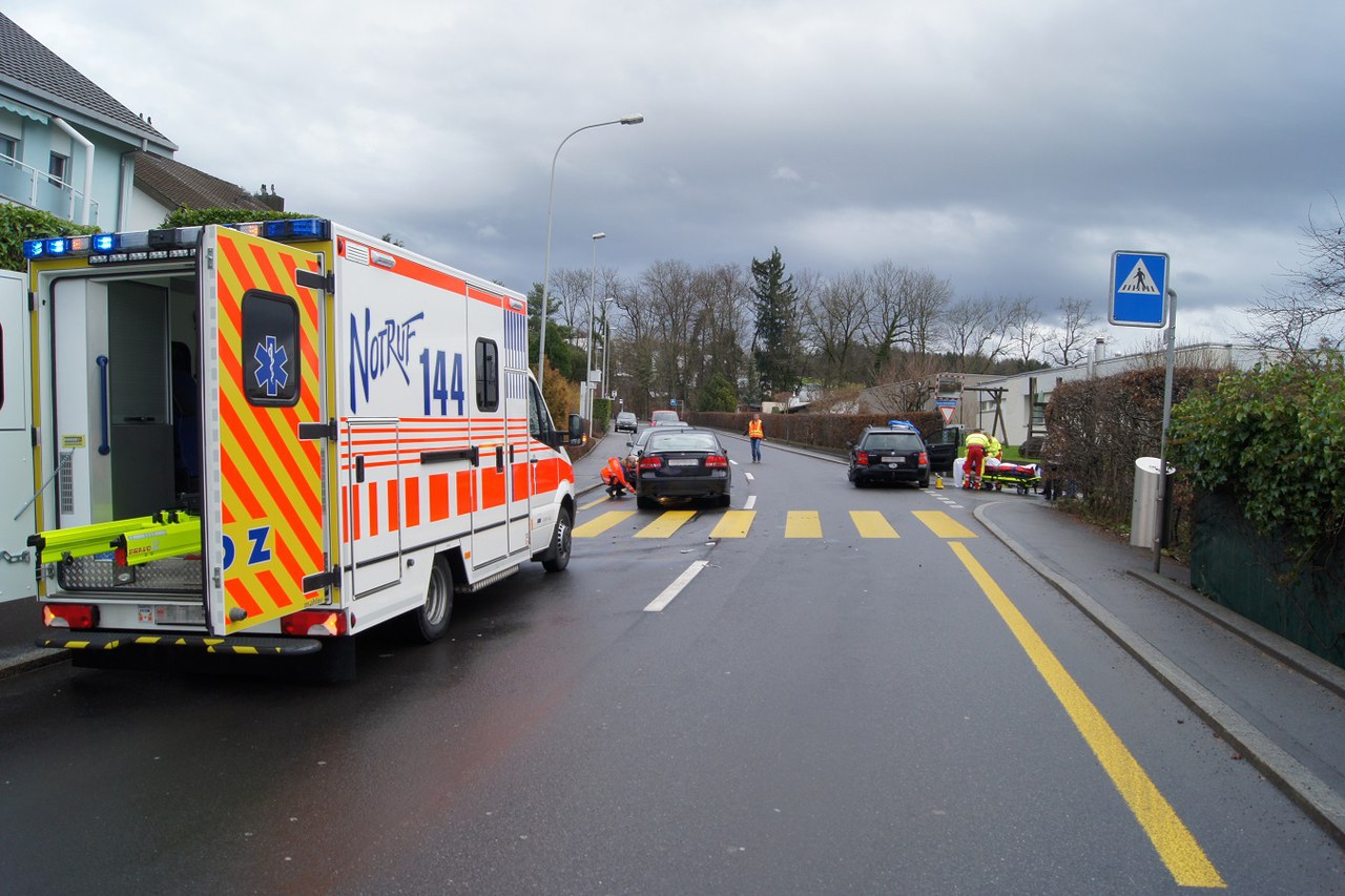 Unfallstelle Ägeristrasse