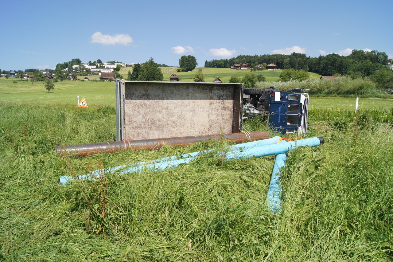 Unfallstelle Rigistrasse