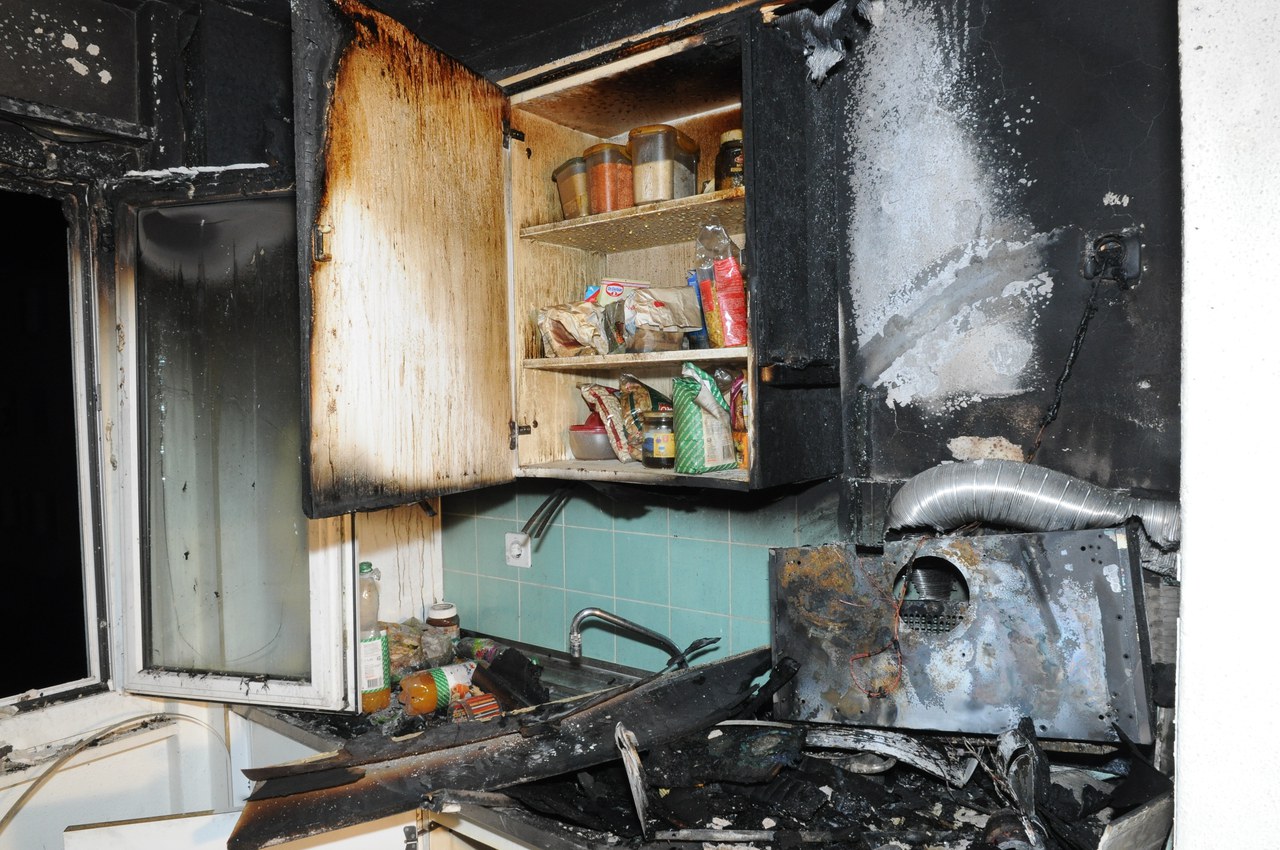 Brand in einer Wohnung