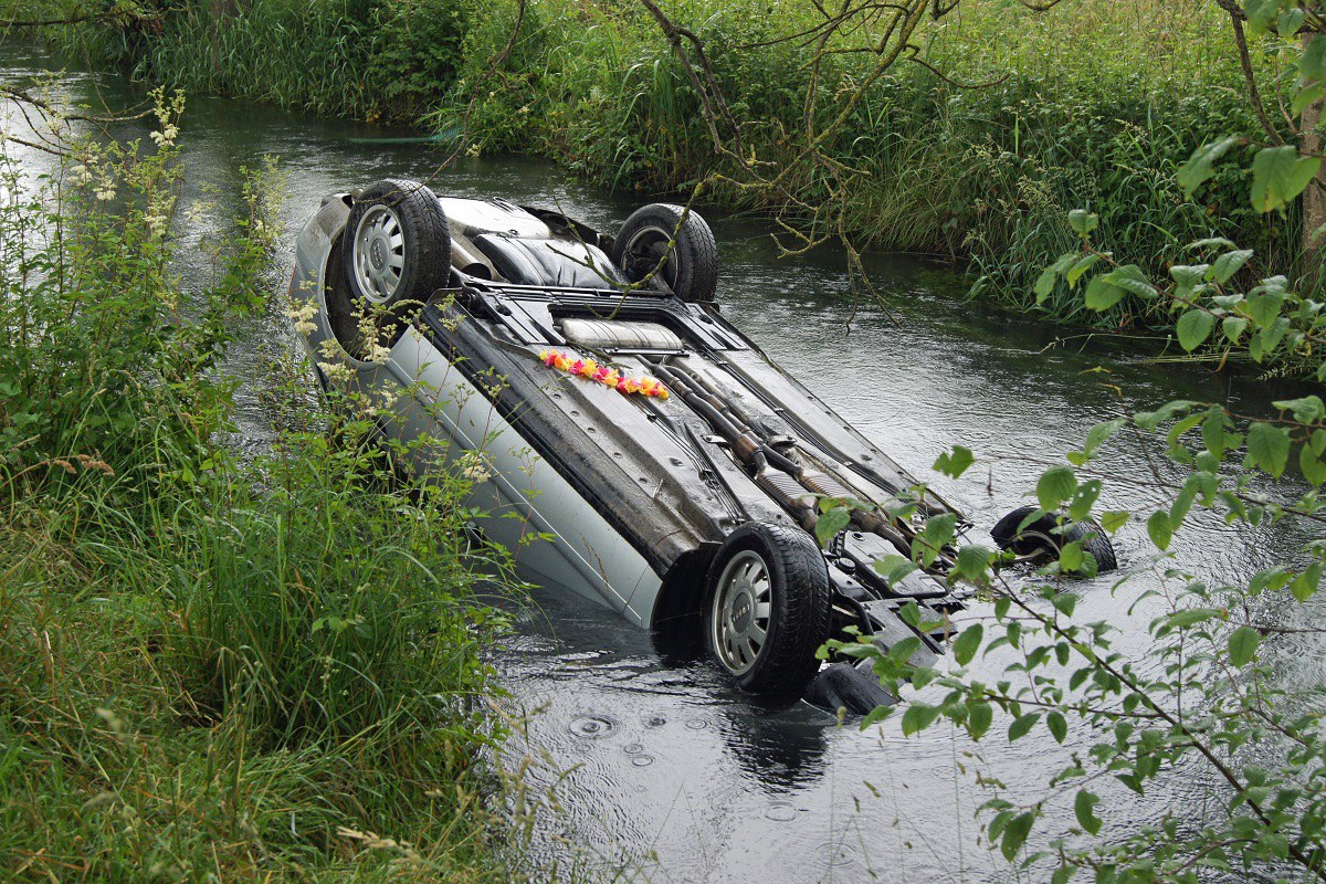 Verkehrt herum im Binnenkanal
