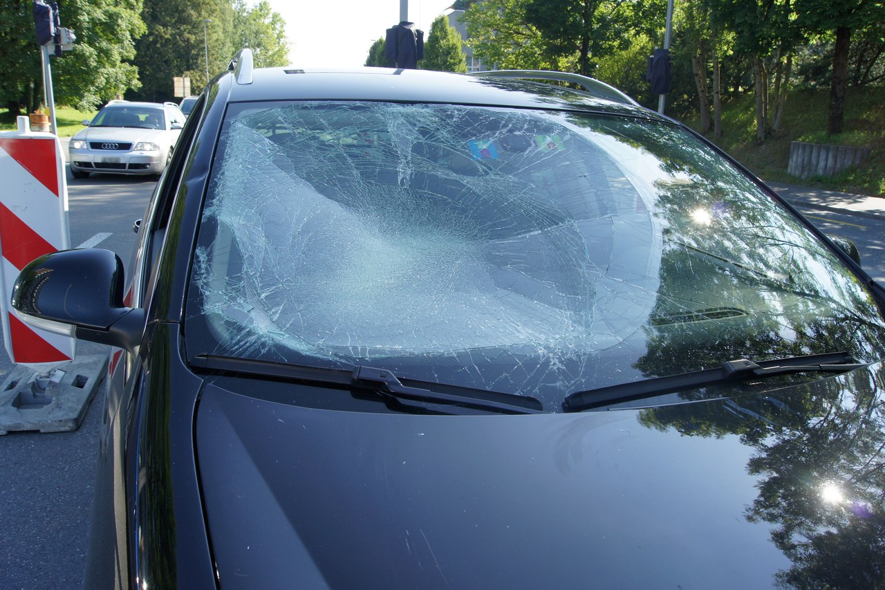 Unfallbeteiligtes Fahrzeug