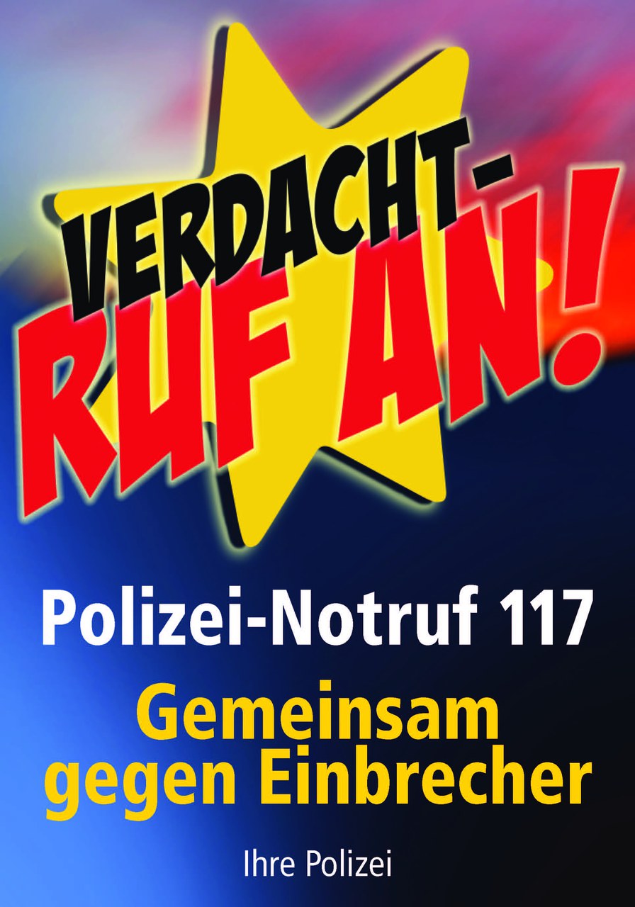 Verdacht - ruf an!