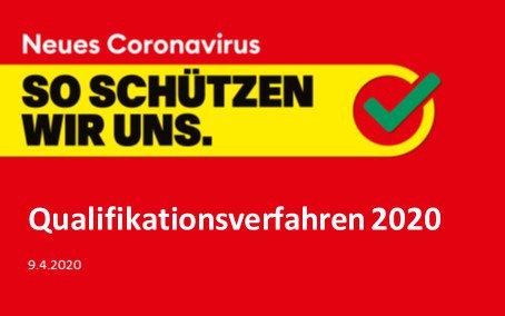 Qualifikationsverfahren 2020