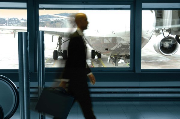 Ankunft am Flughafen