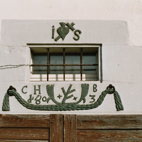 Türsturz mit Bauinschrift von 1803 Cham (ZG)