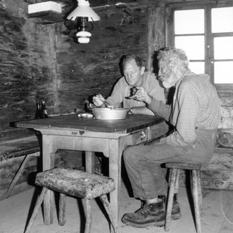 In einer Sennhütte im Muotathal (SZ)