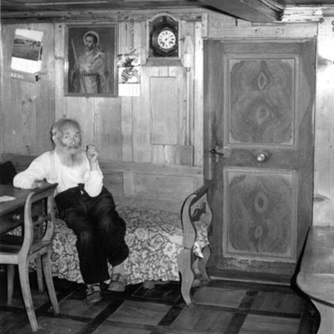 Feierabend in einer Stube im Muotathal (SZ)