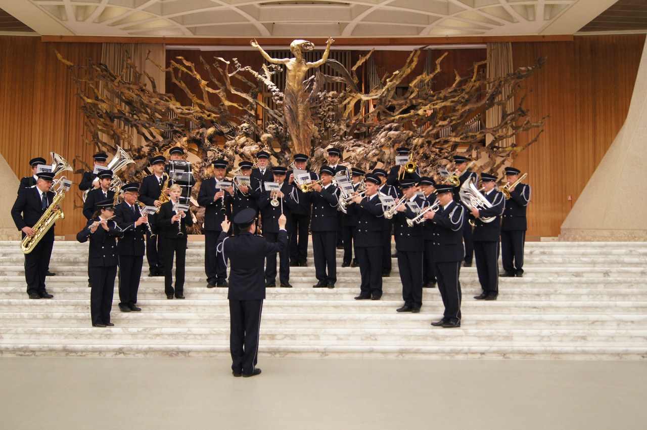 Konzert in der Audienzhalle des Vatikans