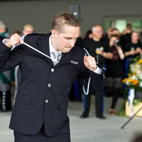 Dirigent Roland Hürlimann, Polizeimusik Zug